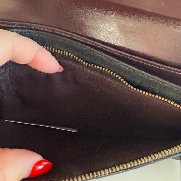 Coach Hayden Foldover Crossbody Clutch with Scalloped Edges & Rivets #76200 - Picture 10 of 15